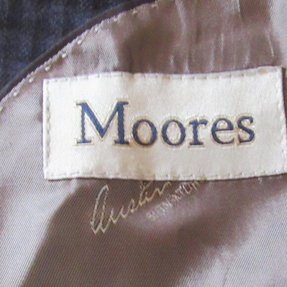 Austin Reed Men's Sport Coat 48L, Blue Black Check, 100% Wool, Moores F225 - Picture 8 of 11